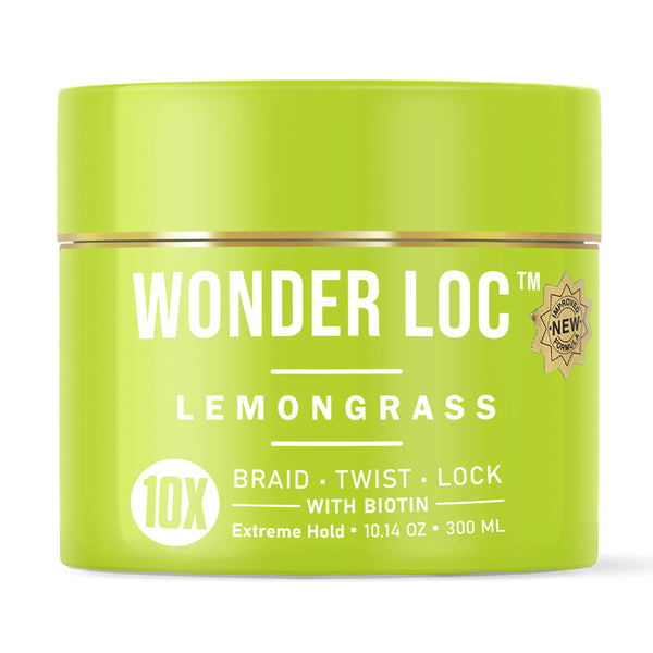 Wonder Loc™ Braid Twist Lock GEL with Biotin Extreme Hold 10.14 Oz. [LEMON GRASS]